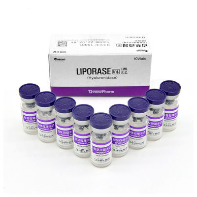 Hyaluronidase Liporase ฉีดใต้ผิวหนังละลายไขมันละลายกรดไฮยาลูโรนิก