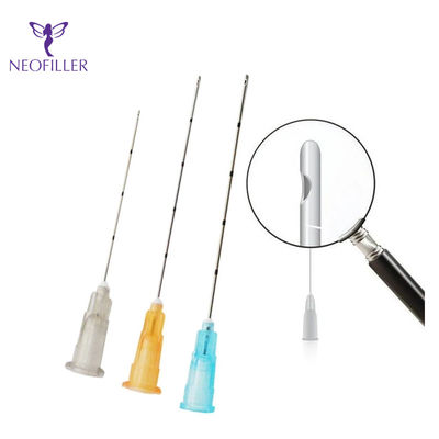 30G Beauty Filler โดยใช้ Cannula Blunt Cannula สำหรับฟิลเลอร์กรดไฮยาลูโรนิก 40mm 50mm