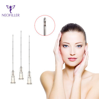 30G Beauty Filler โดยใช้ Cannula Blunt Cannula สำหรับฟิลเลอร์กรดไฮยาลูโรนิก 40mm 50mm