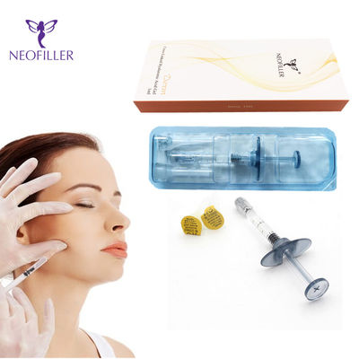 หน้าผากใบหน้า Hyaluronic Acid Dermal Filler ใส Hyaluronic Acid Lip Fillers ปลอดภัย