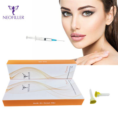 หน้าผากใบหน้า Hyaluronic Acid Dermal Filler ใส Hyaluronic Acid Lip Fillers ปลอดภัย