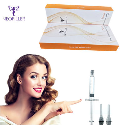 หน้าผากใบหน้า Hyaluronic Acid Dermal Filler ใส Hyaluronic Acid Lip Fillers ปลอดภัย