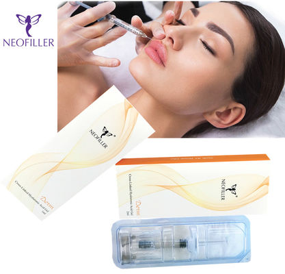 หน้าผากใบหน้า Hyaluronic Acid Dermal Filler ใส Hyaluronic Acid Lip Fillers ปลอดภัย