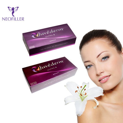 2ml ฉีด Juvederm Wrinkle Filler Hyaluronic Chin Transparent Juvederm Ultra 3