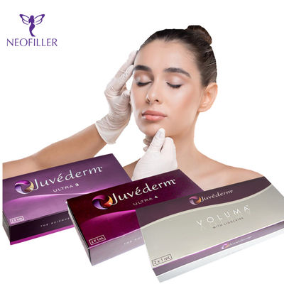 2ml ฉีด Juvederm Wrinkle Filler Hyaluronic Chin Transparent Juvederm Ultra 3