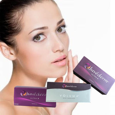HA ริ้วรอยบนใบหน้า Juvederm Ultra 4 Lips Ultra3 Dermal Fillers สำหรับเส้นหัวเราะ