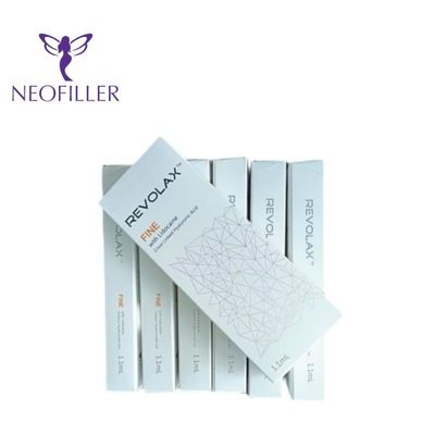 กำจัดริ้วรอย 1.1 มล. / กล่องฟิลเลอร์ผิวหนัง Revolax การฉีดกรดไฮดรอลิคลึกสำหรับใบหน้า