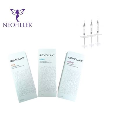 Deep Sub Q Dermal Filler Revolax Hyaluronic Acid Filler สำหรับเส้นแก้ม