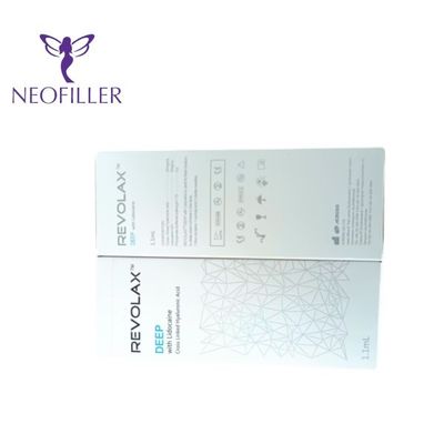 Deep Sub Q Dermal Filler Revolax Hyaluronic Acid Filler สำหรับเส้นแก้ม
