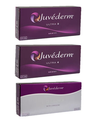 24 มก. / มล. 2 มล. Juvederm Dermal Filler Lip Injections Hyaluronic Acid Lip Fillers