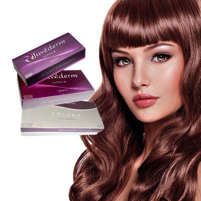 24 มก. / มล. 2 มล. Juvederm Dermal Filler Lip Injections Hyaluronic Acid Lip Fillers