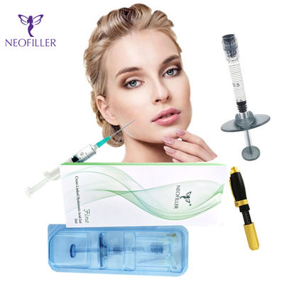 1ml 2ml Hyaluronic Acid Dermal Filler Augmentation Hyaluronic Acid Fillers สำหรับใบหน้า