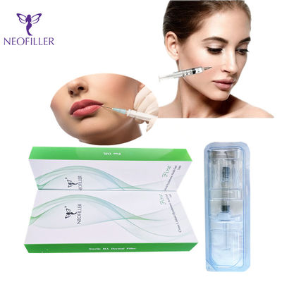 1ml 2ml Hyaluronic Acid Dermal Filler Augmentation Hyaluronic Acid Fillers สำหรับใบหน้า