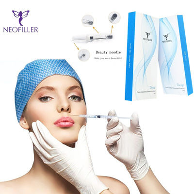 กำจัดริ้วรอย Hyaluronic Acid Based Dermal Fillers 1ml Hyaluronic Acid Lip Fillers