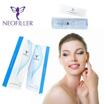 Neofiller 1ml Cross Linked Dermal Filler Hyaluronic Natural Look Lip Injections 24 มก./มล.