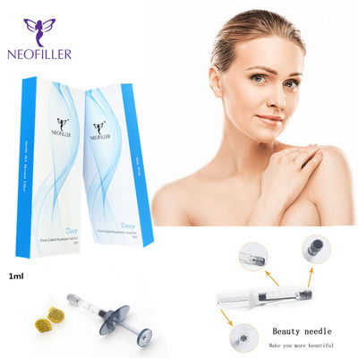 Neofiller 1ml Cross Linked Dermal Filler Hyaluronic Natural Look Lip Injections 24 มก./มล.