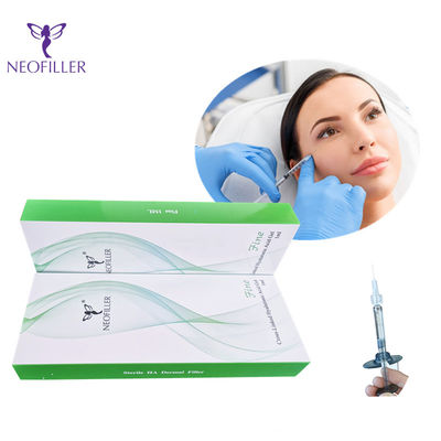 Fine Derm Deep Hyaluronic Acid Dermal Filler 1ml 2ml Derm Ha ฉีดใบหน้า