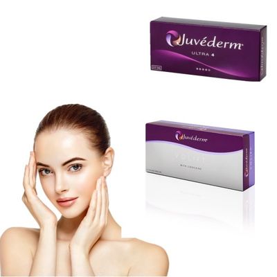 Salons Juvederm Hyaluronic Acid Fillers เครื่องฉีดหน้าและฟิลเลอร์ผิวหนัง 24 มก. / มล