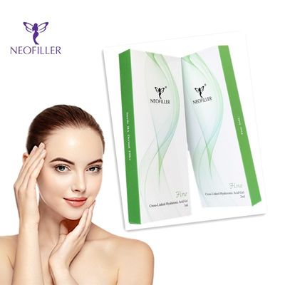 แก้ม ใบหน้า กรดไฮยาลูโรนิก ผิวหนัง ฟิลเลอร์ ลิป HA ฟิลเลอร์ 1ml 2ml 24mg/Ml