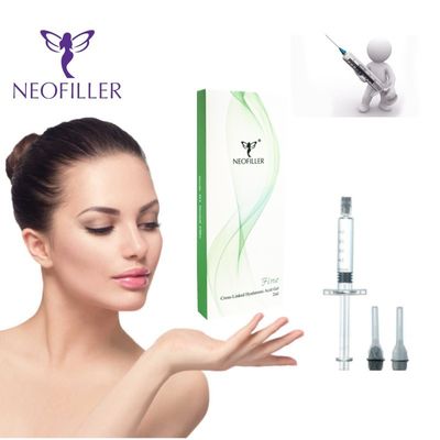 แก้ม ใบหน้า กรดไฮยาลูโรนิก ผิวหนัง ฟิลเลอร์ ลิป HA ฟิลเลอร์ 1ml 2ml 24mg/Ml