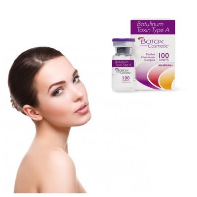 All Ergan 100iu Botulinum Toxin Type A โบทูลินัมท็อกซินบนใบหน้าสำหรับริ้วรอย
