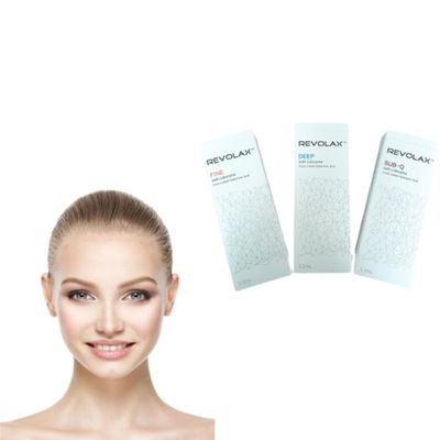 Fine Deep Syringe Revolax Dermal Filler ไฮยาลูโรนิก แอซิด ฟิลเลอร์ 24มก./มล