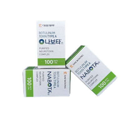 Face Thin น่องฉีด Nabota 100 ยูนิต  ลบริ้วรอยหน้าผาก ISO