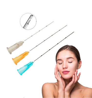 Micro Monoject Blunt Cannula สำหรับฟิลเลอร์ผิวหนัง 21g 50mm 70mm