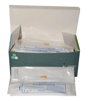 Micro Monoject Blunt Cannula สำหรับฟิลเลอร์ผิวหนัง 21g 50mm 70mm