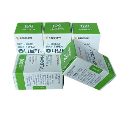 Face Thin น่องฉีด Nabota 100 ยูนิต  ลบริ้วรอยหน้าผาก ISO