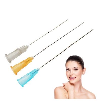 21g 50mm 70mm Blunt Cannula เข็ม Blunt Cannula เข็มฉีดยาฟิลเลอร์