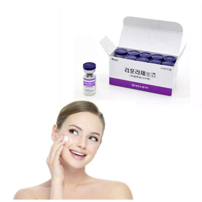 Liporase Inject 1ml ฉีดสลายไขมัน Belly Dissolve Hyaluronic Acid 10vials/Box