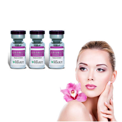 Liporase Inject 1ml ฉีดสลายไขมัน Belly Dissolve Hyaluronic Acid 10vials/Box