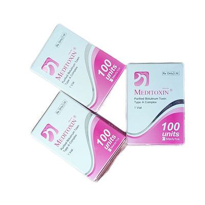 2.5mL กำจัดริ้วรอย Botulinum Toxin Injections Meditoxin Botulinum Toxin Type A 100 Units