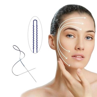 PCL Pdo Eyebrow Lift ร้อยไหมยกกระชับใบหน้า 4d 6d Mono Screw 30G 25MM