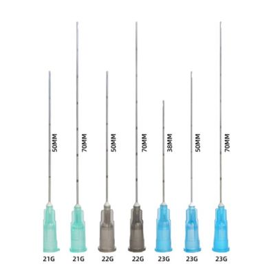 ไมโครสแตนเลสเข็ม Cannula Blunt Cannula เข็ม Hypodermic Blunt แพทย์