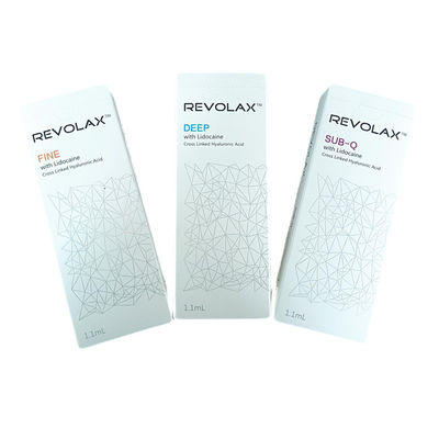ครอสลิงค์ 24 มก. / มล. Revolax Fine Deep Sub-Q Hyaluronic Acid Fillers