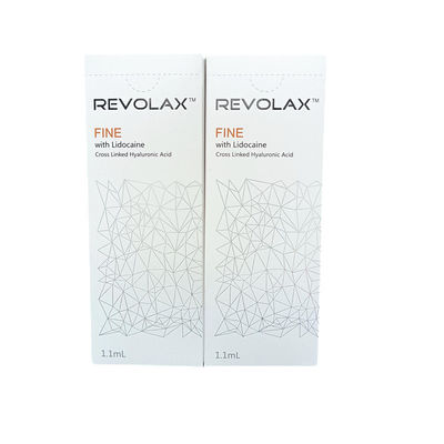 ครอสลิงค์ 24 มก. / มล. Revolax Fine Deep Sub-Q Hyaluronic Acid Fillers