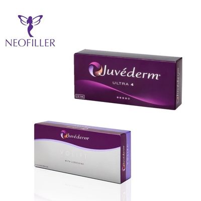 2ml ฉีด Juvederm Dermal Filler Ultra 4 Voluma ปรับรูปร่างใบหน้า / ภาวะซึมเศร้าของผิวหนัง