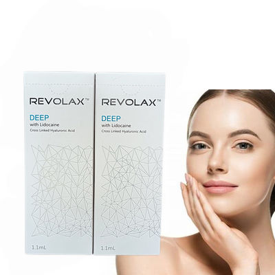 Revolax Cross Linked Ha Filler Fine Deep Sub-Q ขนาด 1.1 มล. DHL Fedex Cross Linked