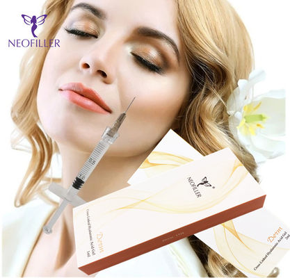 1ml 2ml Syringe Hyaluronic Acid ฉีดได้ยาวนานสำหรับริ้วรอยลึก