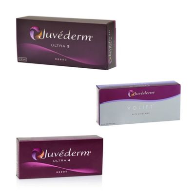 Ultra3 Ultra4 Juvederm Voluma Dermal Filler Injection สำหรับริ้วรอยลึก