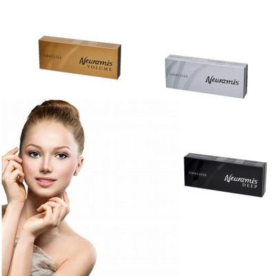 1 มิลลิลิตร Neuramis Dermal Filler สําหรับการบําบัดจากพื้นผิวไปสู่ความลึกบนหน้า