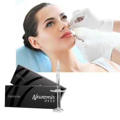 1 มิลลิลิตร Neuramis Dermal Filler สําหรับการบําบัดจากพื้นผิวไปสู่ความลึกบนหน้า
