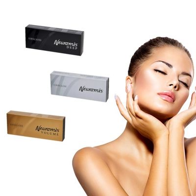 การรักษาที่มีประสิทธิภาพ กลางถึงขนาดสูง Neuramis Dermal Filler สําหรับใบหน้า คอ มือ