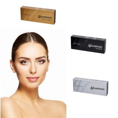 การรักษาที่มีประสิทธิภาพ กลางถึงขนาดสูง Neuramis Dermal Filler สําหรับใบหน้า คอ มือ