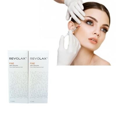 สายฉีด แพคเกจ ไฮยอลูรอนิกแอซิด Revolax Dermal Filler เพื่อเติมริมฝีปากของใบหน้า