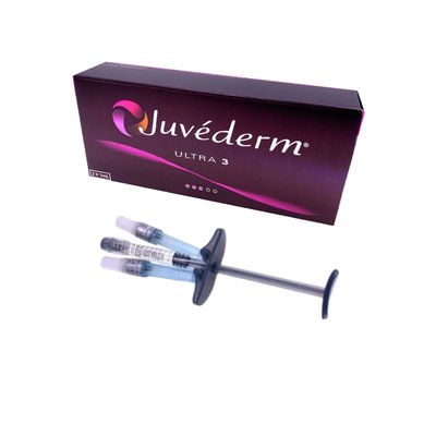 เจลไฮยอลูราเนตฉีด Juvederm Dermal Filler Ultra 3 Ultra 4 Voluma สําหรับใบหน้า