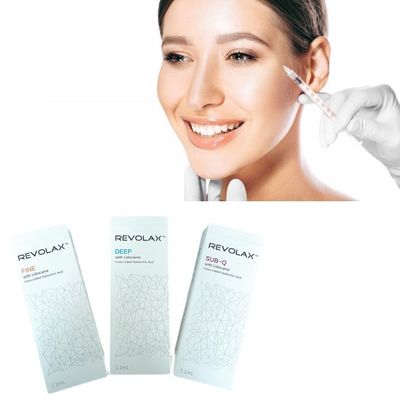 สารเติมผิวหนัง Revolax Hyaluronic Acid Area With Syringe Packaging สารเติมผิวหนัง Revolax พร้อมกระเป๋าฉีด