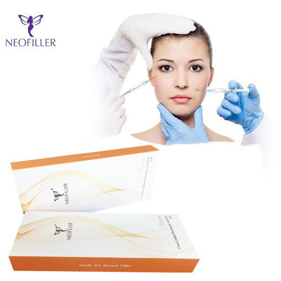 ความลึกในการฉีด Hyaluronic Acid Dermal Filler 1ml 2ml 10ml 20ml